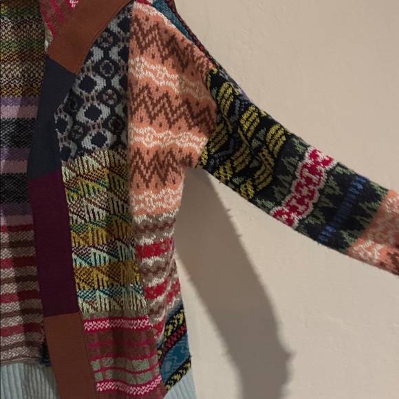 Anthropologie Pilcro Colorful Patterned Cardigan - Picture 4 of 9